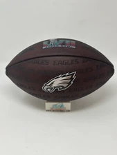 Rare Limited Edition Super Bowl LVII Philidelphia Eagles Log NFL Football Wilson
