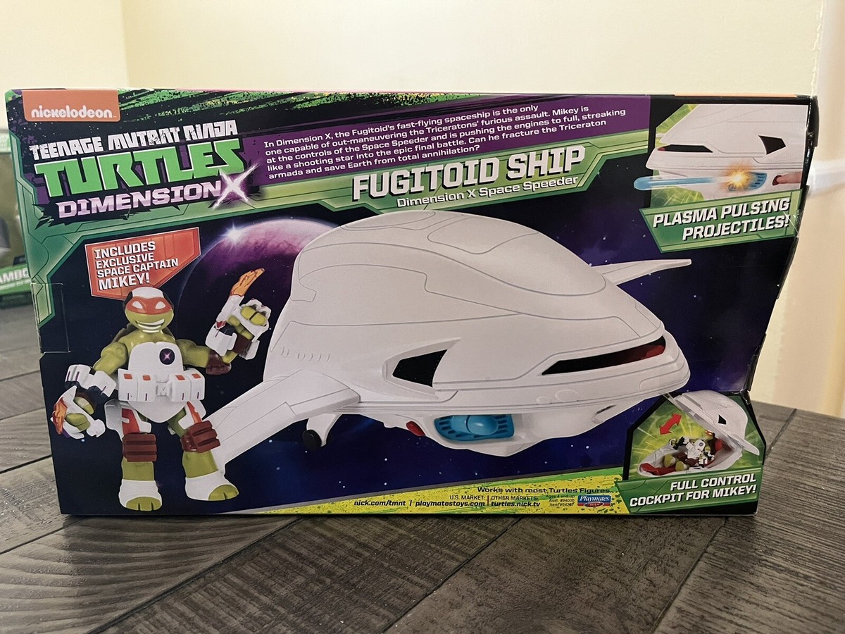 Fugitoid Ship TMNT Ninja Turtles Vehicle with Space Captain Mikey