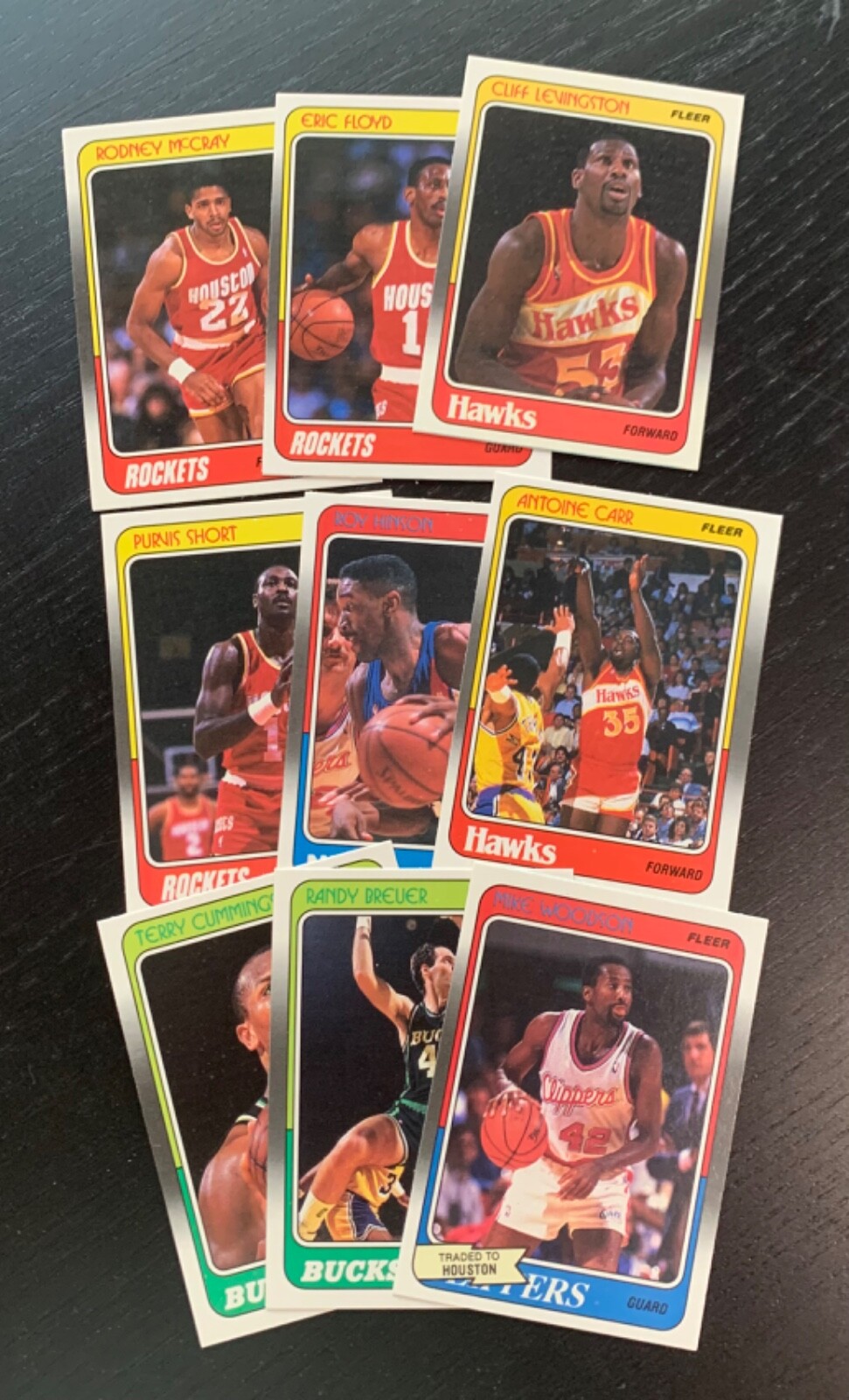 1988 FLEER BASKETBALL LOT OF 37 DIFFERENT RAZOR SHARP PACK FRESH W STARS RCS