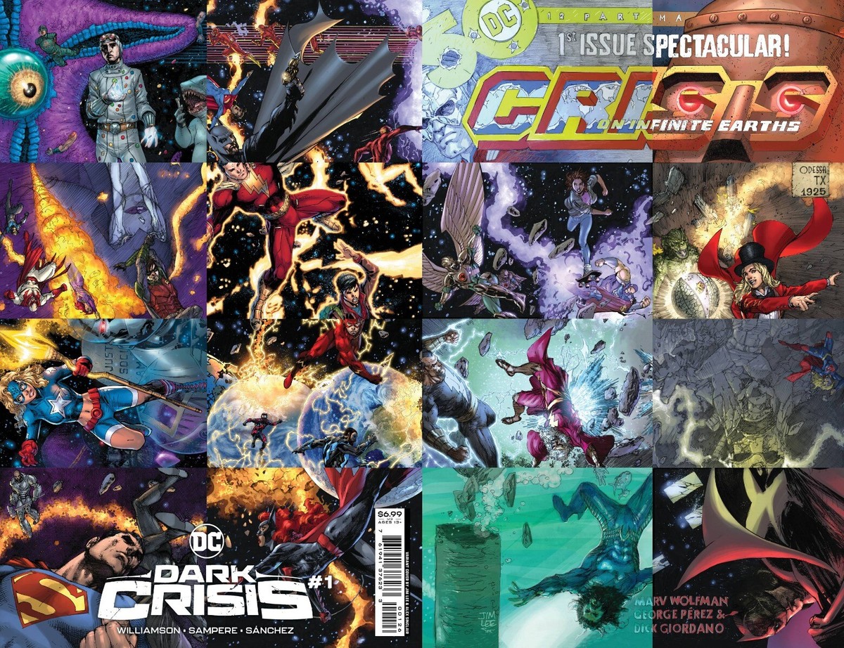 DARK CRISIS #1 (OF 7) J JIM LEE CRISIS INFINITE EARTHS HOMAGE WRAP