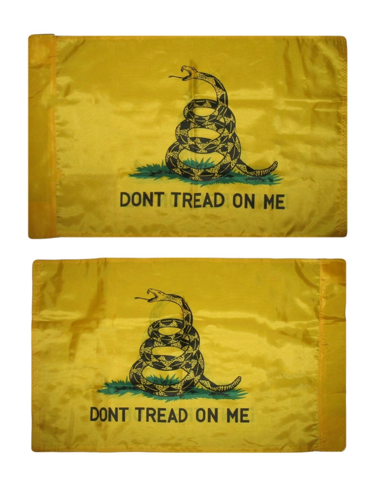 Gadsden Flag 3'x5 'Black Polester Non Calpestarmi Il Tea Party Liberty