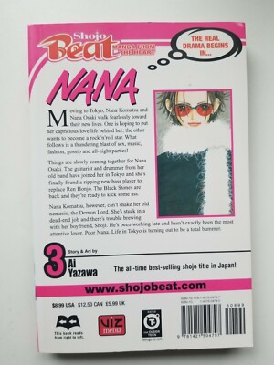 Nana Ser.: Nana, Vol. 3 by Ai Yazawa (2006, Trade Paperback