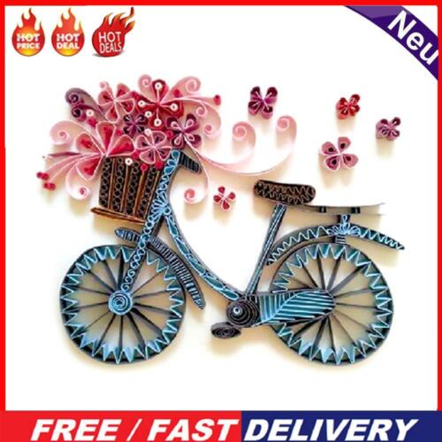 Quilted Paper Stripes Tool Set Bike Flower DIY Quilling Paper Painting Kit - Photo 1/12