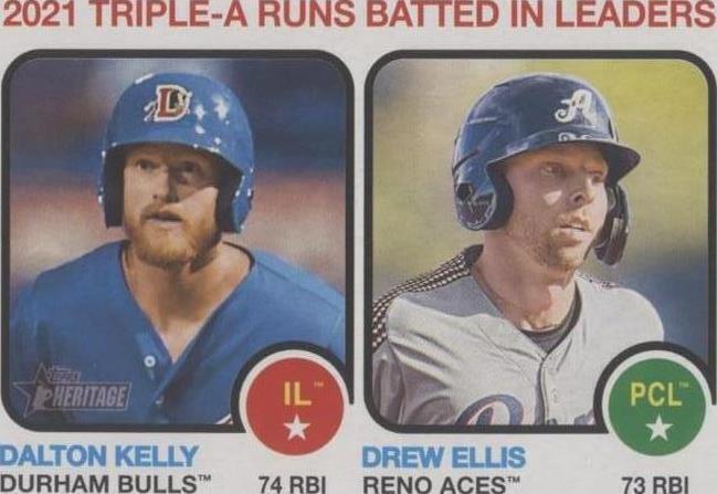 2022 Topps Heritage Minor League Edition - Dalton Kelly Drew Ellis #63 - 1 of 1