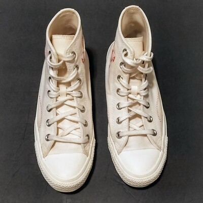 Size 7.5 - Converse Chuck Taylor All Star Crafted Patchwork Shoes Egret A05195C 