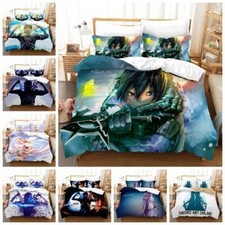 Sword Art Online Bettbezug 80x80 Kissenbezug Bettwäsche Set 135x200 200x200 DE