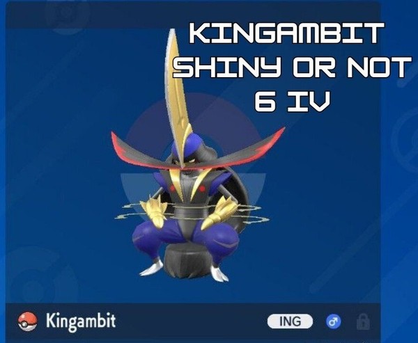 Kingambit Shiny or not 6 IV PokémonScarlet & Violet / Escarlata & Violeta