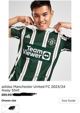 Adidas Sportswear Manchester United FC 2023/24 Away Shirt Trikot Tops Größe M
