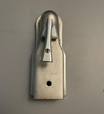 K230 Brophy 3  channel coupler, 2  ball 3500LBS capacity zinc