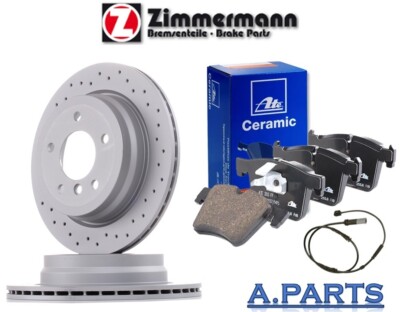Zimmermann/Ate ceramic brake set drilled ø348 mm WK front BMW 3 Series E90 E91 E92
