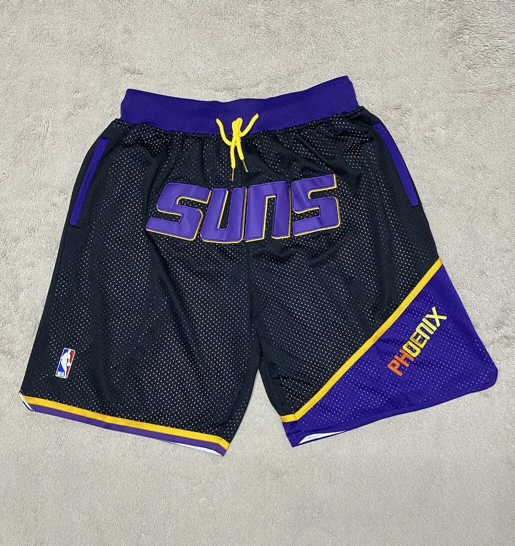 Just Don Phoenix Suns Embroidered Basketball Shorts USA Made Men’s Size XL  RARE