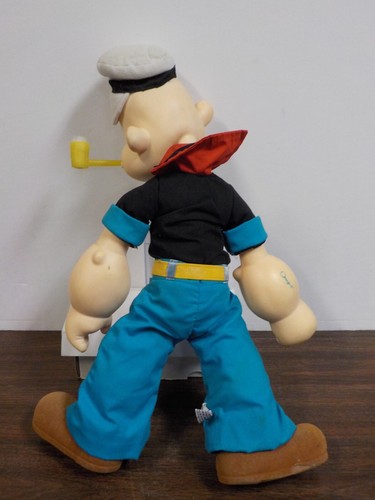 C0423 Vintage 1985 Presents King Features Syndicate "Popeye" 18in Plush w/o Tags - Picture 2 of 5