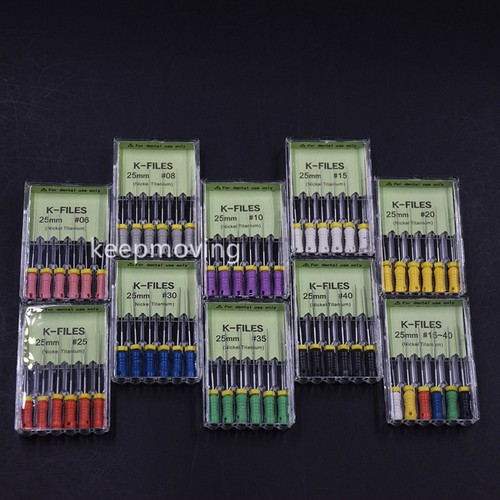 Dental NITI R/K/H-FILES Hand Use File 15#-40# 21/25/31mm Root Canal Endodontic - Picture 7 of 34
