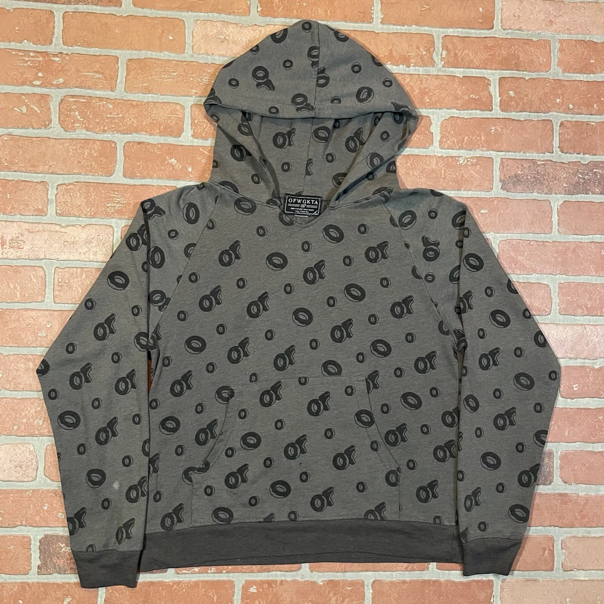 Odd future allover donut hoodie sale