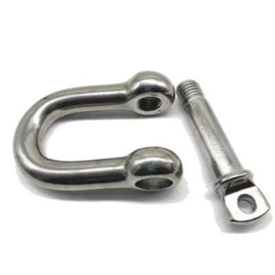 12 Moschettoni A D In Plastica - 8.3x5.5 Cm, Capacit&agrave; 10kg, Per Outdoor E Campeggio