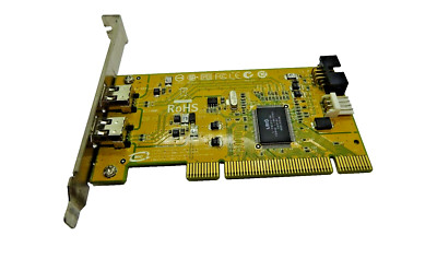 LSI F5U515-HP 2 PORT EXTERNAL IEEE-1394 FIREWIRE PCI CONTROLLER #GK10308