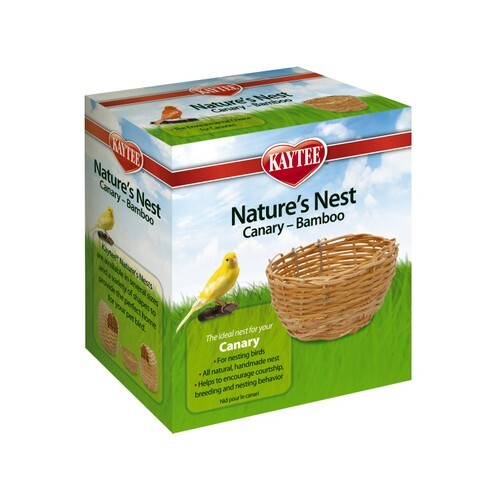 Kaytee Natures Nest Bamboo Canary. Cozy nest from Nature, Cup 4"x2"H - Picture 1 of 1