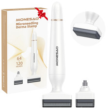 Derma Stamp, Microneedling Stamp for Skin Face Hair Scalp Beard, Microneedle De