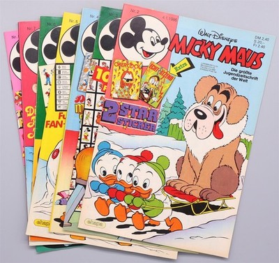 Micky Maus 1986 oft mit Beilagen Mexiko Panini Comic Heft Ehapa Verlag Auswahl