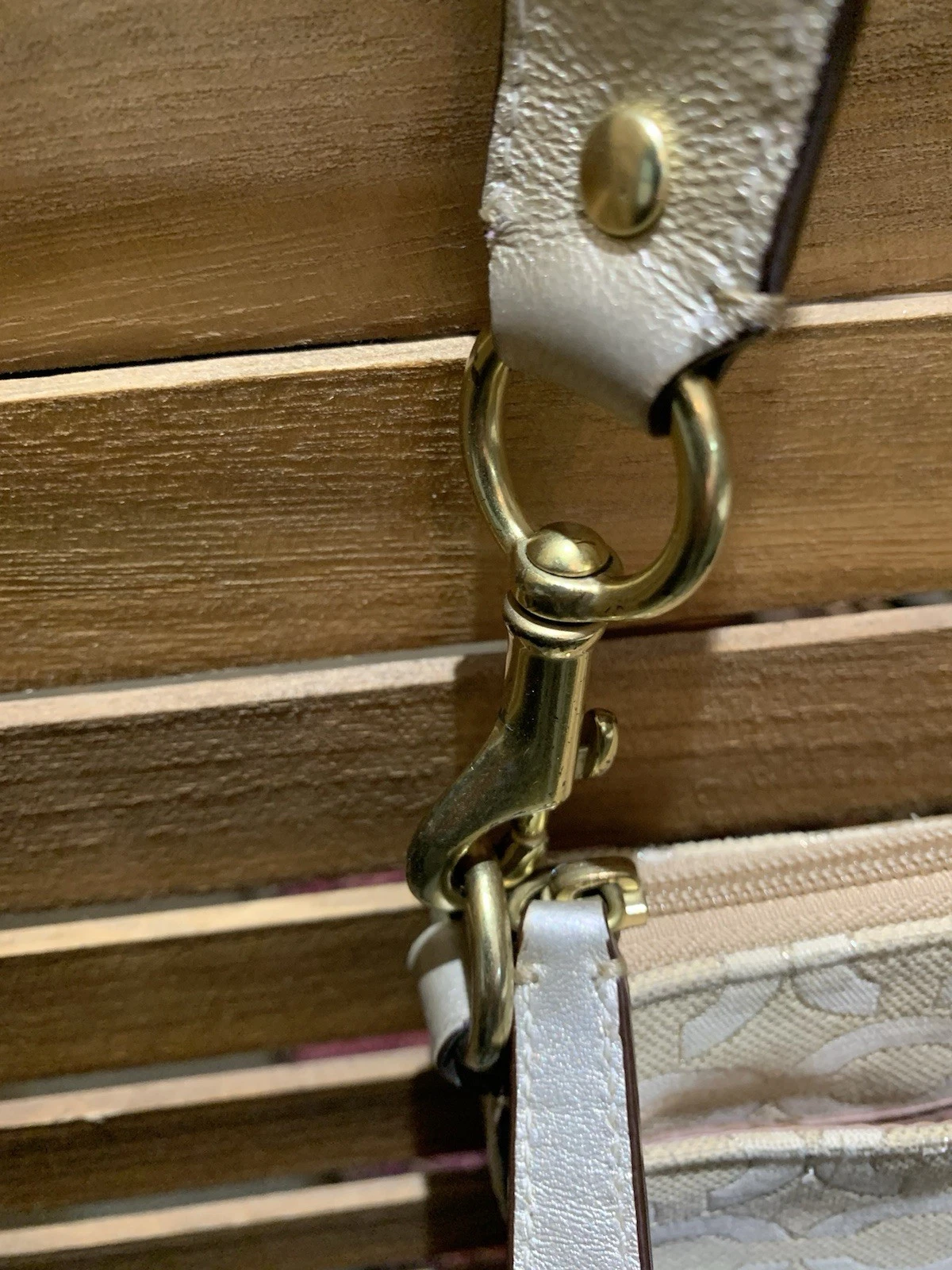 BORSA A TRACOLLA COACH G METALLIC JULIA SIGNATURE OPTIC ART SWINGPACK BORSA 45536