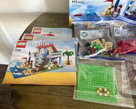 LEGO Creator 7346 Seaside House &ndash; 3-in-1 Beach Set w/ Box & Instructions
