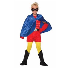 Superhero Blue Costume Cape Child