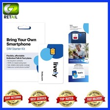 Unlimited Talk, Text, & 1GB Data: Lively SIM/eSIM with 24/7 Support Services