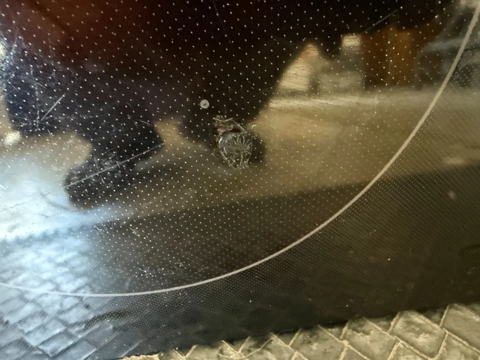 GE Slide in Range Tapa de Vidrio Principal Parte Negra # WB62X29262 CHIP VER FOTOS Foto 2 de 2