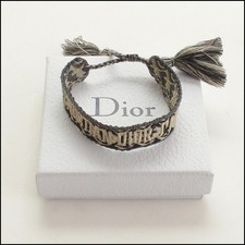 RDC15317 DIOR Black/Cream/Navy Logo Friendship Bracelet