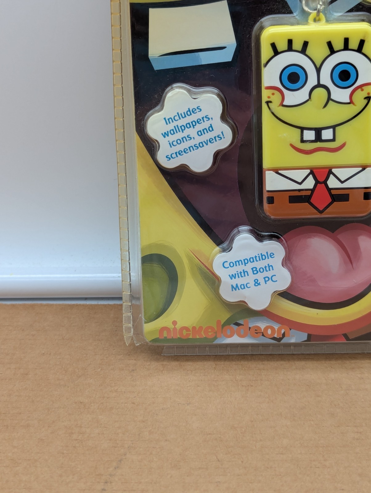 Memoria USB Nickelodeon SpongeBob SquarePants nueva y sellada de 2GB con fondos de pantalla, imagen 5