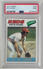 1977 Topps - Pete Rose #450 Cincinnati Reds PSA 9 HOF?