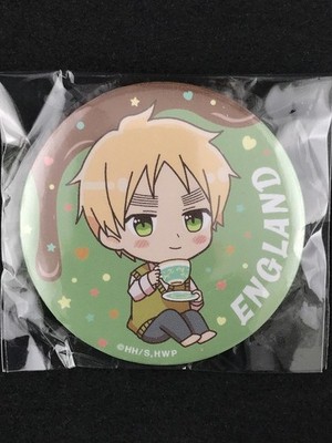 Hetalia World Stars x and GALLERY Collaboration Cafe Can Badge Pin England UK