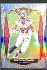 2020 Panini Select Premier Level Rob Gronkowski #141 Silver Prizm