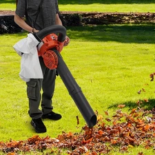 Handheld Gas Powered Leaf Blower & Leaf Vacuum Mulcher with Collection Bag