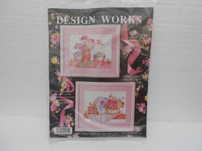 Design Works Kreuzstich-Set ~ 1075 Stillleben (2er Set) ~ 8'' x 10'' ~ Neu