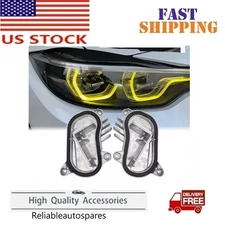For BMW F80 M3 F82 M4 F32 F36 F86 LCI Headlight 2 Pcs Yellow CSL DRL Module L/R