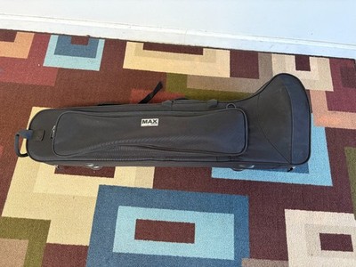 Protec Max Straight Tenor Trombone Case Contoured Black Backpack NWOT
