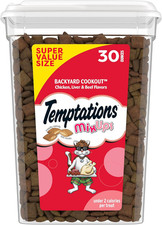 Temptations Cat Treats Mixups Backyard Cookout Flavor Crunchy, Soft Cat Treats,