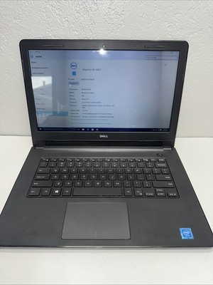 Dell Inspiron 14-3452 Intel Celeron 1.60GHz 2GB RAM Tested Works No Charger