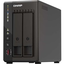 QNAP 2-Bay Diskless High-Performance Desktop NAS TS253E8GUS