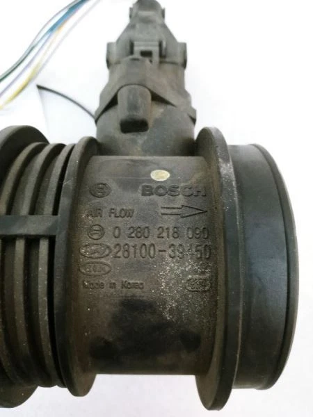 2006 KIA AMANTI MASS AIRFLOW SENSOR OEM USED TESTED 28100-39450 - Image 2 of 4