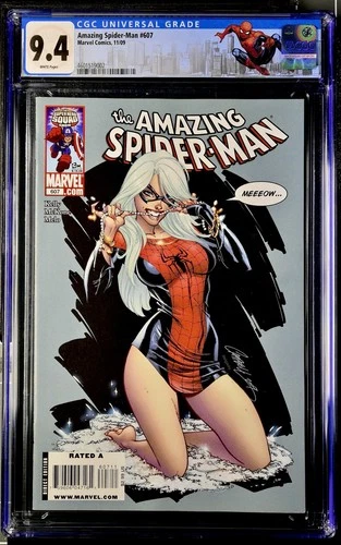 Amazing Spider-Man #607 Marvel Comics 2009 CGC 9.4 Black Cat + Diablo appearance