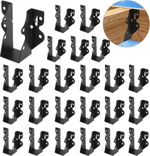 2x4 Joist Hanger,24 Pack 20 Gauge Q235B Steel Face Mount Joist Hangers,Hurricane