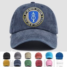 Custom Embroidered Hat US Army 8th Infantry Division  These are my Credentials  
