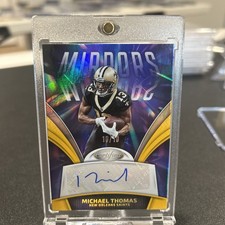 2025 Panini Certified Michael Thomas GOLD MIRROR Auto 10/10 bookend. Saints