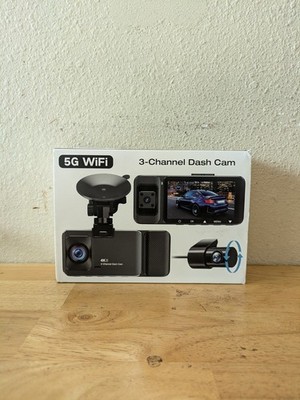 5G WiFi 3-Channel Dash Cam with 4K Ultra HD Video