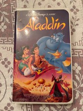 Aladdin (VHS, 1993) Black Diamond The Classics  Walt Disney 