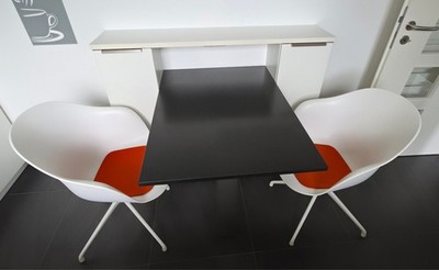2 Esszimmerstühle weiss Adelaide BoConcept