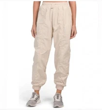 WILO The Label Anthropologie Parachute Pants Joggers Track Beige Women XS
