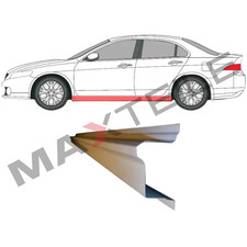 Per Honda Accord 2002- 2008 1x lamiera di riparazione soglia/sinistra=destra